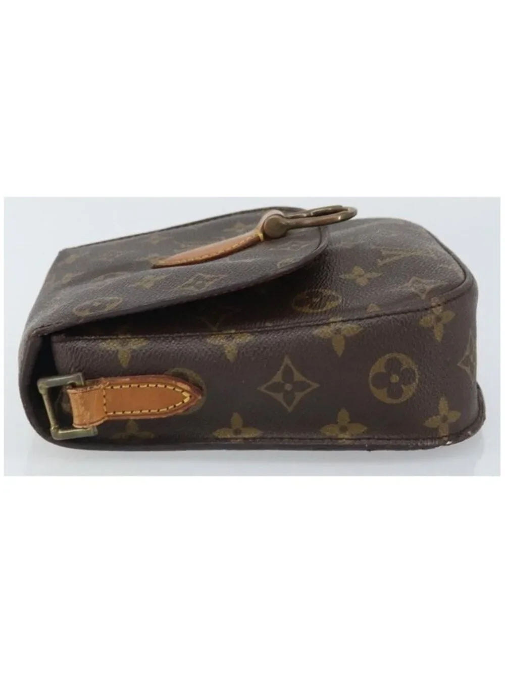 Authentic LOUIS VUITTON Monogram Saint Cloud MM Shoulder Bag M51243 LV - Picture 3 of 16